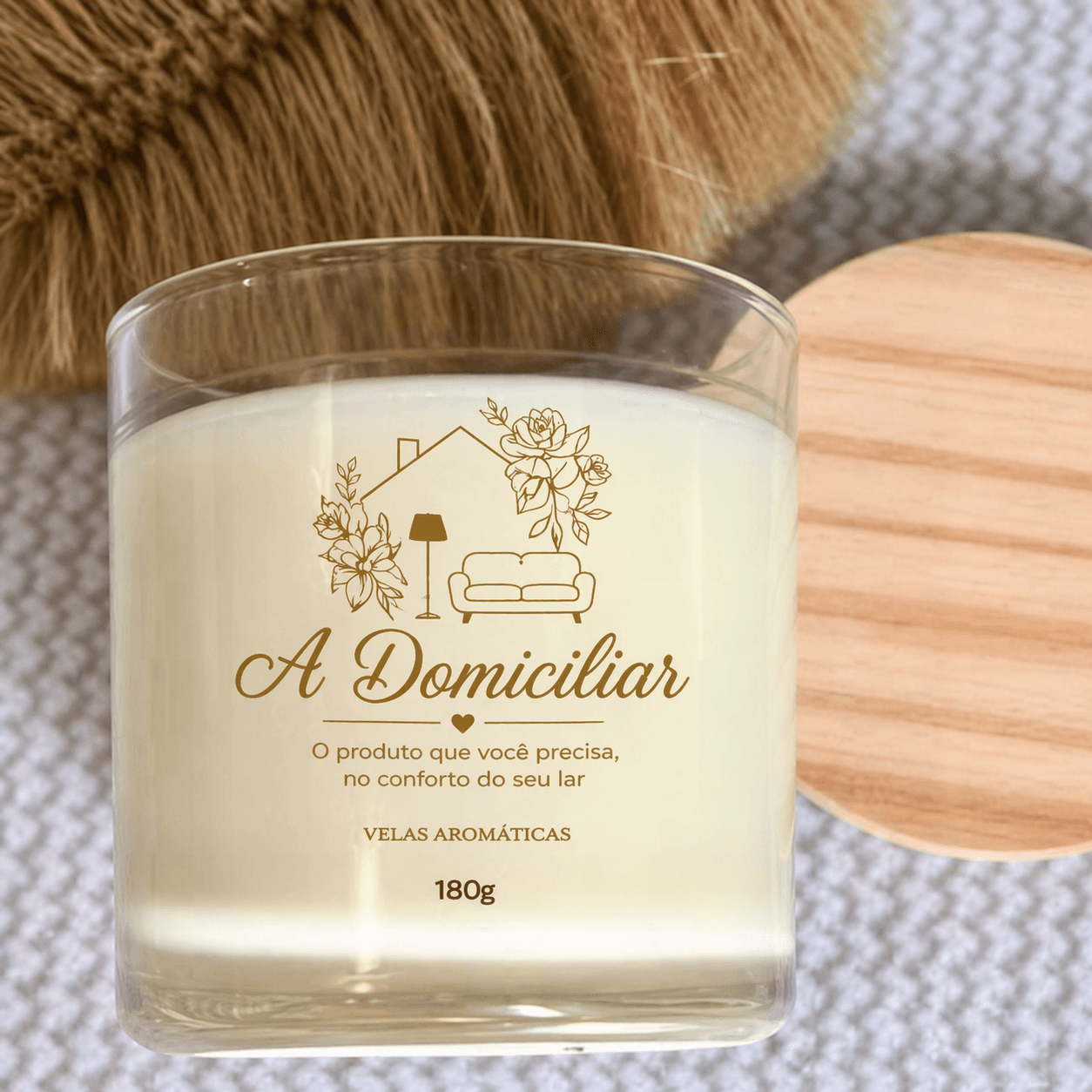 Vela aromática A Domiciliar em copo de vidro